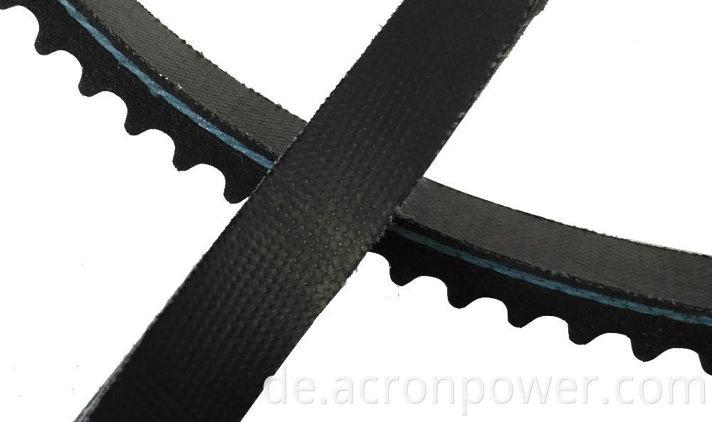 High Quality Fan Rubber Raw Edge Cogged Belt